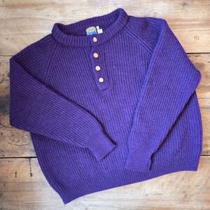 Vintage Great Northern Knitters 100% Wool Sweater – Unisex Size 50 - Purple